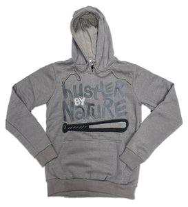 RETRO LABEL HUSTLER BY NATURE HOODIE (RETRO 11 COOL GREY LOW)