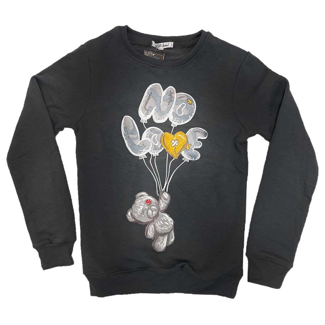 Retro Label No Love Air Crewneck (Retro 3 Cool Grey)