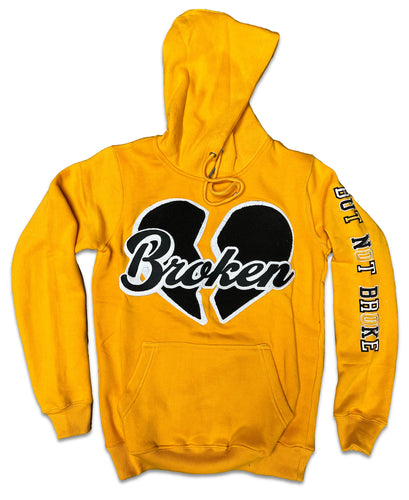 RETRO LABEL BROKEN BUT NOT BROKE  HOODIE (RETRO 13 DEL SOL)