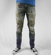 Load image into Gallery viewer, Preme Denim Sydney Indigo Jeans (Paint Splatter)
