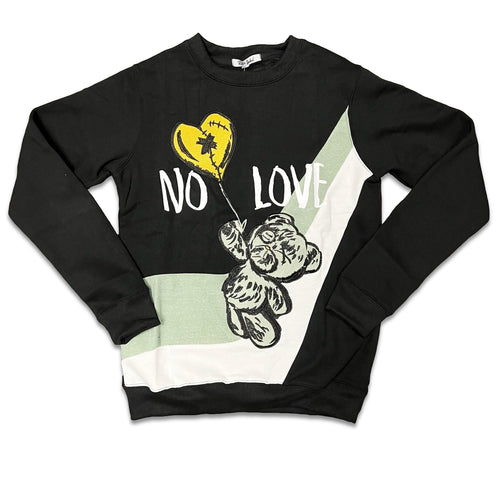 RETRO LABEL No Love Crewneck (RETRO 5 JADE HORIZON)