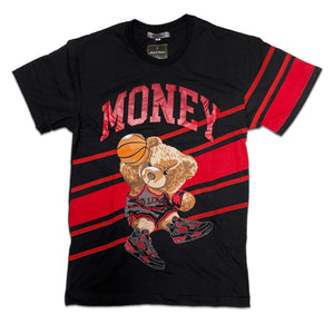 RETRO LABEL MONEY BEAR SHIRT (RETRO 4 RED THUNDER)