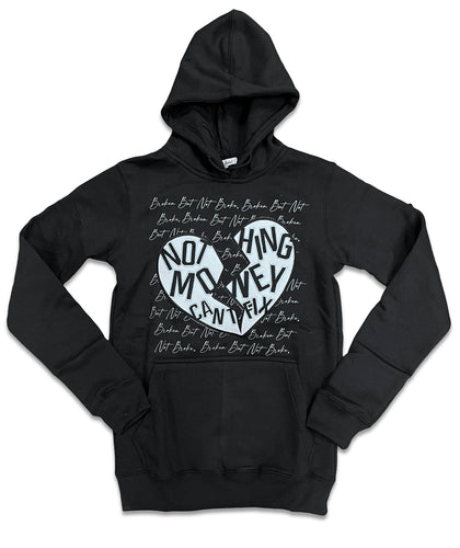 RETRO LABEL Broke but not Broken HOODIE (RETRO 1 High 85)