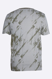 A TIZIANO Julio | Graphic Print Crew (Dark Olive)