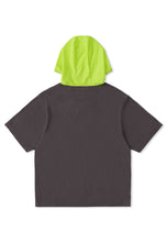 Load image into Gallery viewer, Alpha Style Hooded Nylon Shirts (DGY)