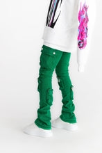 Load image into Gallery viewer, PHEELINGS NEVER LOOK BACK CARGO STACK DENIM (Green)