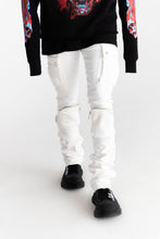 Load image into Gallery viewer, PHEELINGS NEVER LOOK BACK CARGO STACK DENIM (White)