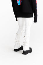 Load image into Gallery viewer, PHEELINGS NEVER LOOK BACK CARGO STACK DENIM (White)