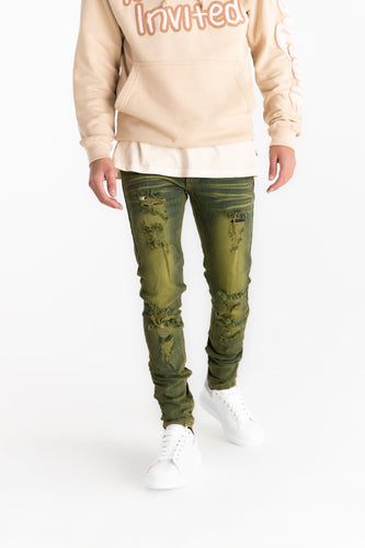 PHEELINGS FOLLOW THROUGH DENIM (FERN GREEN)