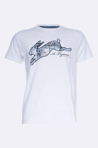 A TIZIANO Paulo | Graphic Print Crew (White)