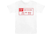 Load image into Gallery viewer, Vlone Stop Snitching Shirt (White/Red)