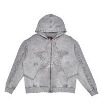 Load image into Gallery viewer, Gunzinii french terry hoodie set (Light Grey)