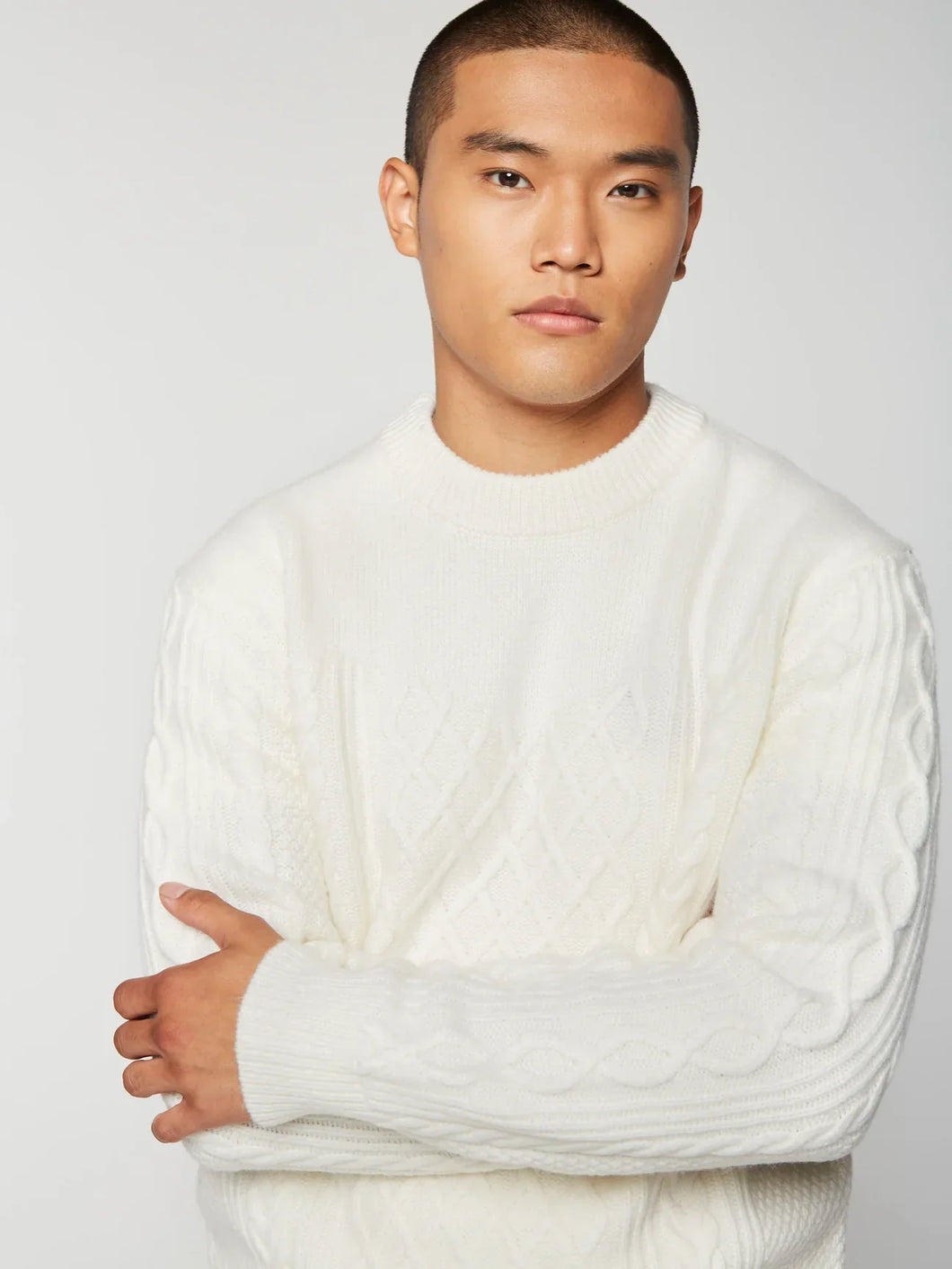 Sergio Tacchini CAVE SWEATER (GARDENIA)