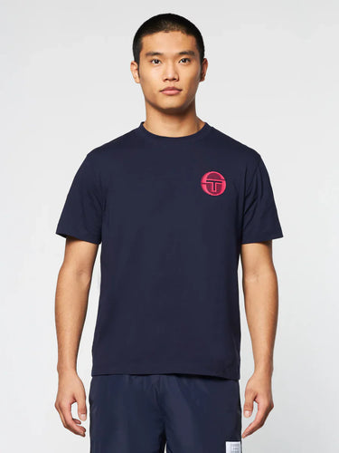 Sergio Tacchini TENDA SHIRT & ONDA SHORT (MARITIME BLUE/JAZZY)