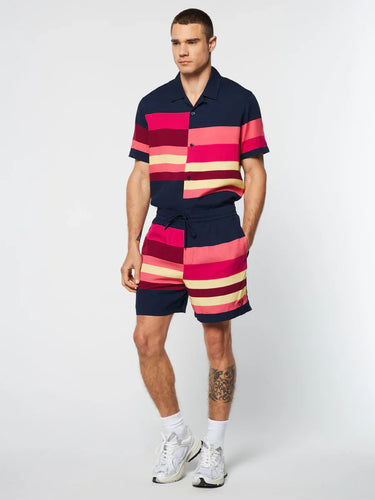 Sergio Tacchini PENNELLATA CABANA SHIRT & SHORT (MARITIME BLUE/ MULTI)