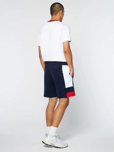 Sergio Tacchini RAINER SHIRT & COLE SHORT(WHITE/ ADRENALINE RUSH/MARITIME BLUE)