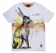 Load image into Gallery viewer, A Tiziano Cassidy | Men&#39;s Graphic Print Crew Neck Tee (White)