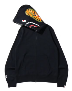 A Bathing Ape BAPE Shark Full Zip Hoodie (Black)