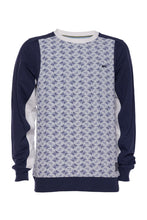 Load image into Gallery viewer, A TIZIANO Vance | Fancy Knit Crewneck (OMBRE BLUE)