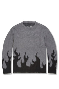 Jordan Craig Inferno Crewneck Sweater (Ebony)