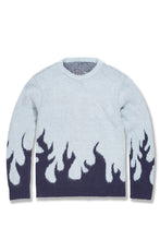 Load image into Gallery viewer, Jordan Craig Inferno Crewneck Sweater (Azure)