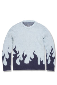 Jordan Craig Inferno Crewneck Sweater (Azure)