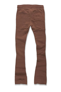 Jordan Craig Uptown Stacked Sweatpants (Chocolate)