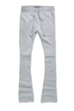 Load image into Gallery viewer, JORDAN CRAIG UPTOWN STACKED SWEATPANTS (HEATHER GREY)