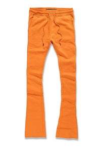 JORDAN CRAIG UPTOWN STACKED SWEATPANTS (ORANGE)