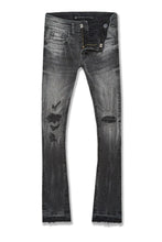 Load image into Gallery viewer, JORDAN CRAIG STACKED DENIM (BLACK SHADOW)