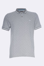 Load image into Gallery viewer, A TIZIANO Weston | Jacquard Knit Polo (Drizzle)