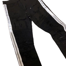 Load image into Gallery viewer, Waimea Black Jeans (3M Stripe)