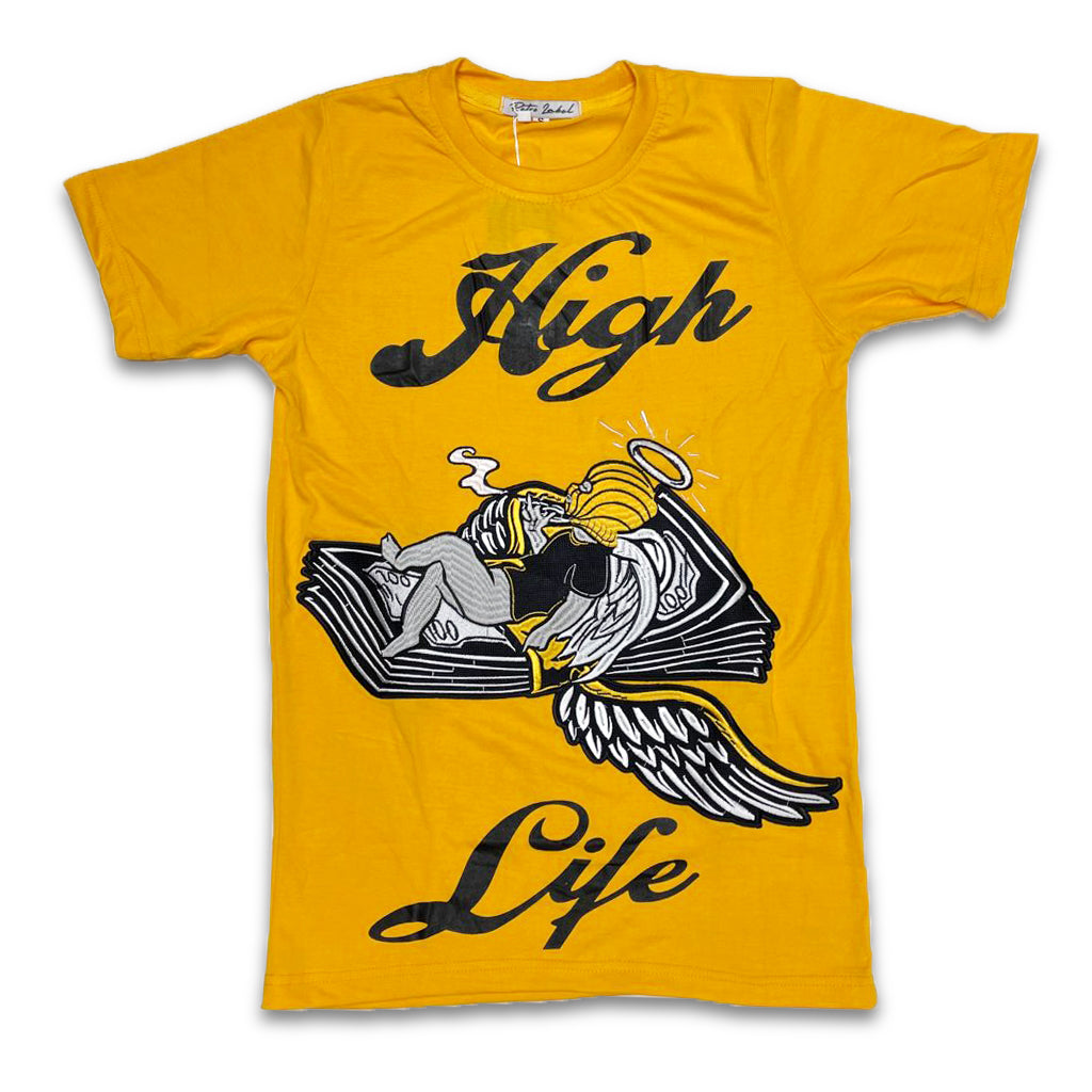 Retro Label High Life Shirt (Retro OG 1 Pollen)