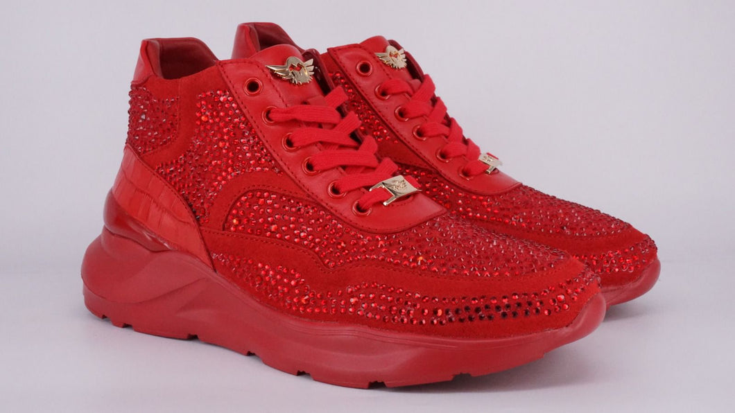 Ferrari Massari The Chandelier Hustler Shoes (Red)