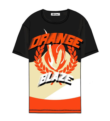 Retro Label Orange Blaze Shirt (Retro 5 Orange Blaze)