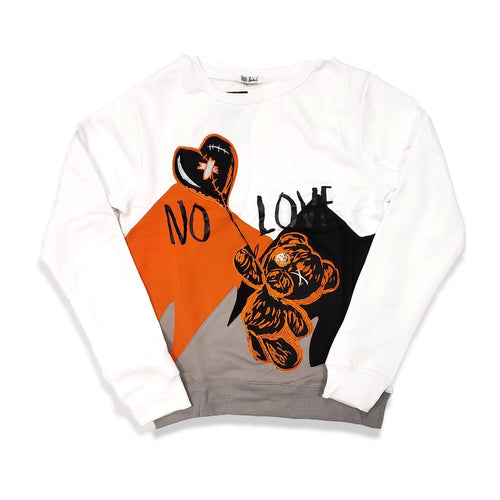 Retro Label No Love Crewneck (Retro 5 Orange Blaze)