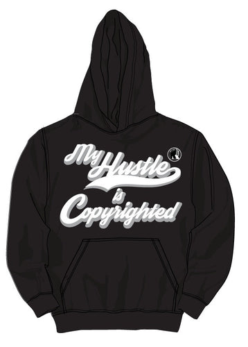 RETRO LABEL COPYRIGHTED HOODIE (RETRO 6 METALLIC SILVER)