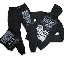 Load image into Gallery viewer, RETRO LABEL BAD DECISIONS HOODIE &amp; JOGGER SET (RETRO 12 BARON)