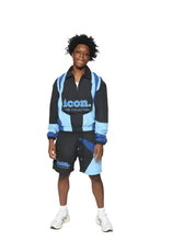 Load image into Gallery viewer, ICON Drip Suit Black &amp; Blue