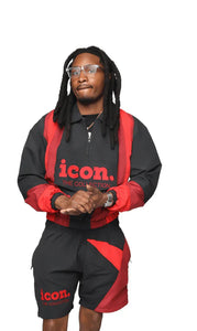 ICON Drip Suit Black & Red