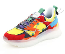Load image into Gallery viewer, Mazino Dynamite Shoes (Yellow Multi/Red/Orange)