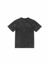 Load image into Gallery viewer, Purple Brand Textured Jersey Ss Tee (BLACK)