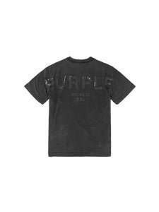 Purple Brand Textured Jersey Ss Tee (BLACK)