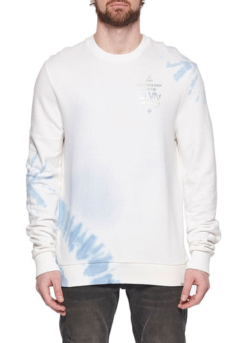 Eleven Paris Knit Tie Dye Crewneck Sweatshirt (PLEIN AIR TIE DYE)