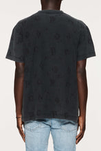 Load image into Gallery viewer, Purple Brand Textured Jersey Ss Tee (BLACK)