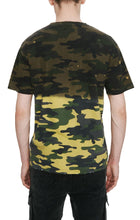 Load image into Gallery viewer, Eleven Paris Knit Acid Camo Short Sleeve Crewneck T-Shirt (ACID GREEN CAMO)