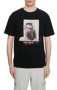 Eleven Paris Knit Short Sleeve Crewneck T-Shirt (JET BLACK)