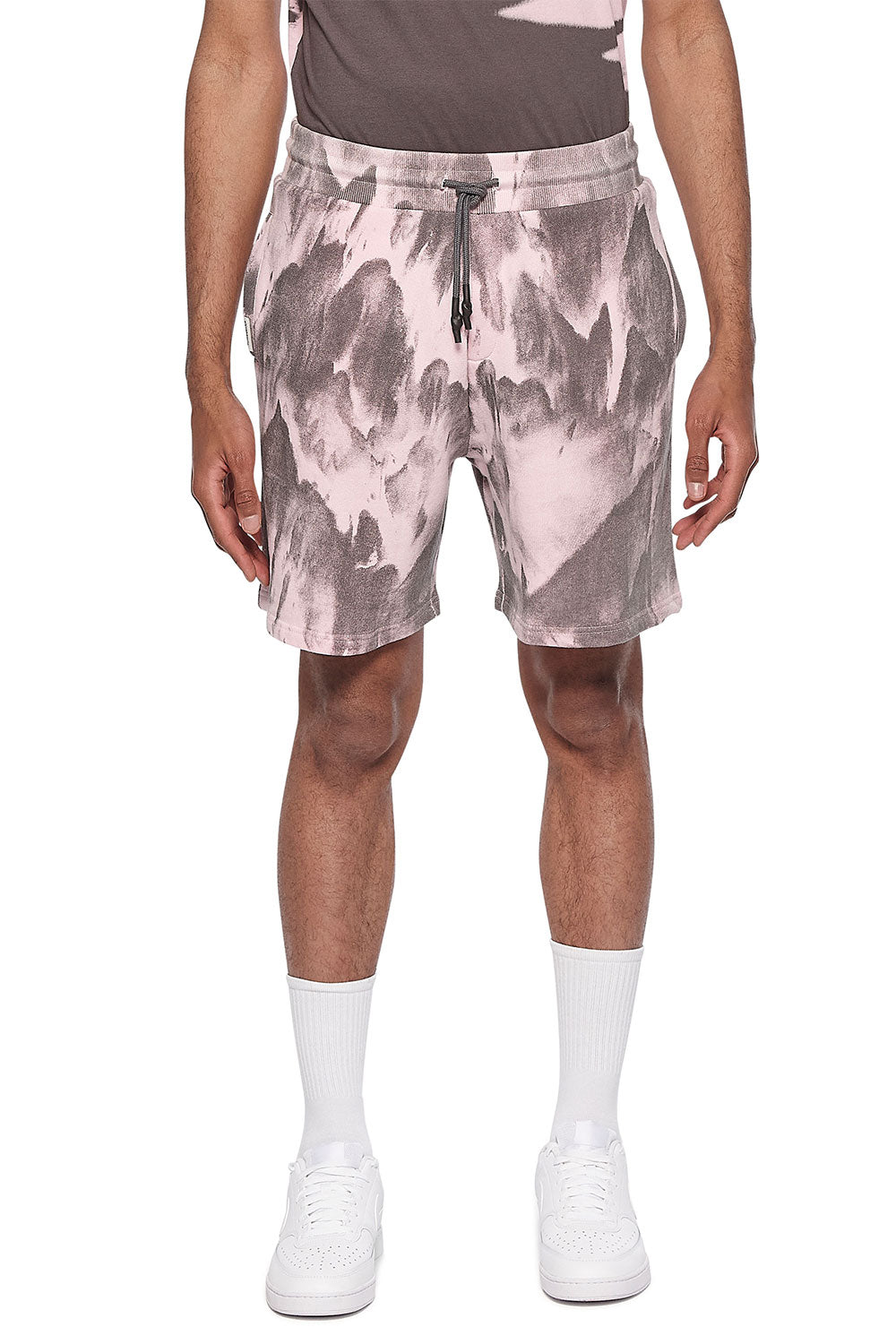 Eleven Paris Knit Marble Jogger Short (LIGHT LILAC MARBLE)