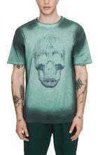 Load image into Gallery viewer, Eleven Paris Knit Spray Short Sleeve Crewneck T-Shirt (GRANITE GREEN SPRAY)
