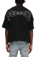 Load image into Gallery viewer, Purple Brand Jersey Oversized Ss Top (Black)
